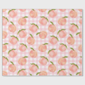 Papier Cadeau Motif de pêche d'été doux (Plat)