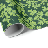 Papier Cadeau Motif de persil (Coin rond)