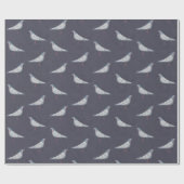 Papier Cadeau Motif de pigeon (Plat)