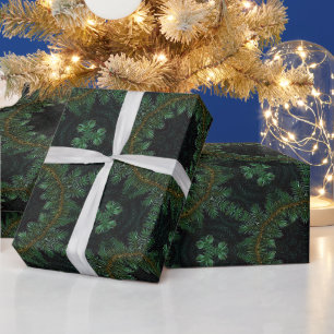 Papier Cadeau Motif de pin