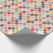 Papier Cadeau Motif de point d'art pop Raindrop (Coin)