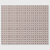Papier Cadeau Motif de point de croix diamant folklorique sans c (Plat)