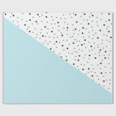 Papier Cadeau Motif de points mignons (Plat)