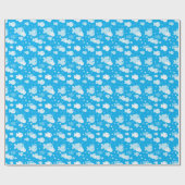 Papier Cadeau motif de poisson (Plat)
