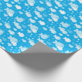 Papier Cadeau motif de poisson (Coin)