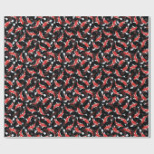 Papier Cadeau Motif de poisson Red Koi (Plat)