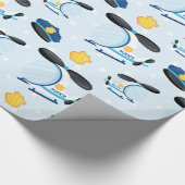 Papier Cadeau Motif de police (Coin)