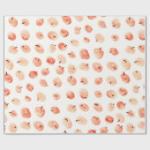 Papier Cadeau Motif de pommes Red paradise (Plat)