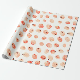 Papier Cadeau Motif de pommes Red paradise