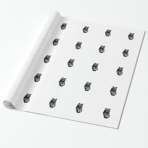Papier Cadeau Motif de ratons laveurs