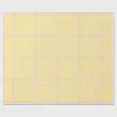 Papier Cadeau Motif de rayure verticale à couleur douce Design (Plat)