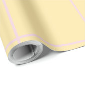 Papier Cadeau Motif de rayure verticale couleur douce Design (Coin rond)
