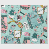 Papier Cadeau Motif de remise en forme (Plat)