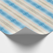 Papier Cadeau Motif de répétition de salé de rivage côtier (Coin)