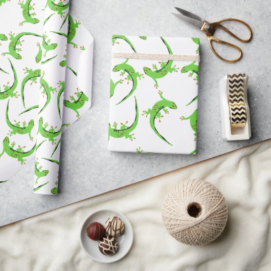 Papier Cadeau Motif de reptile Gecko Lizard (Artisanat)