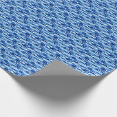 Papier Cadeau Motif de requin bleu (Coin)