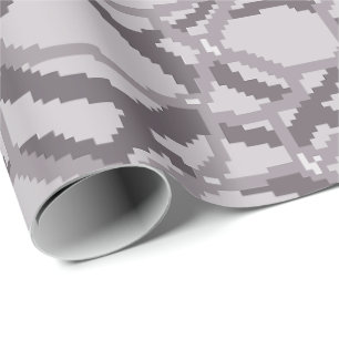 Papier Cadeau Motif de ride d'eau en pixels