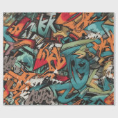 Papier Cadeau Motif de rue (Plat)