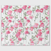 Papier Cadeau Motif de saison sans couture avec pois doux. Sans (Plat)