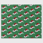 Papier Cadeau Motif de Santa Hat (Plat)