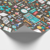 Papier Cadeau Motif de science / chimie (Coin)