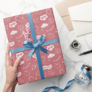 Papier Cadeau Motif de scintillement rose pâle