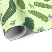 Papier Cadeau Motif de sélecteur de broche à main (Coin rond)