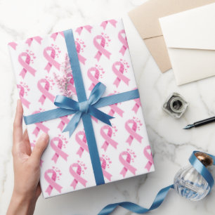 Papier Cadeau Motif de sensibilisation au cancer du sein