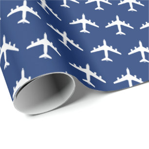 Papier Cadeau Motif de silhouette de KC-135 Stratotanker