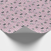 Papier Cadeau MOTIF de silhouette de tir à l'arc USA (Coin)