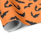 Papier Cadeau Motif de silhouettes de chaume (Coin rond)