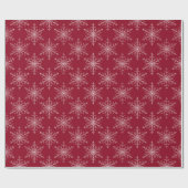 Papier Cadeau motif de snowflakes (Plat)