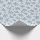 Papier Cadeau Motif de snowflakes (Coin)