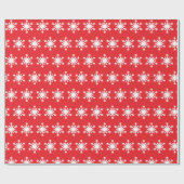 Papier Cadeau Motif de snowflakes (Plat)