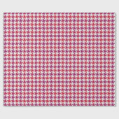 Papier Cadeau Motif de socle rouge pourpre rétro crimson (Plat)