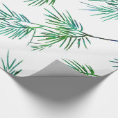 Papier Cadeau motif de soie 'Pine Branches' (Coin)