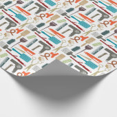 Papier Cadeau Motif de soins capillaires (Coin)