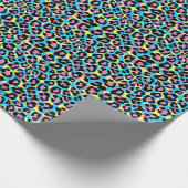 Papier Cadeau Motif de Spots Neon Leopard (Coin)