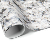 Papier Cadeau Motif de surface en granit (Coin rond)