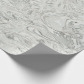 Papier Cadeau Motif de surface en marbre gris (Coin)