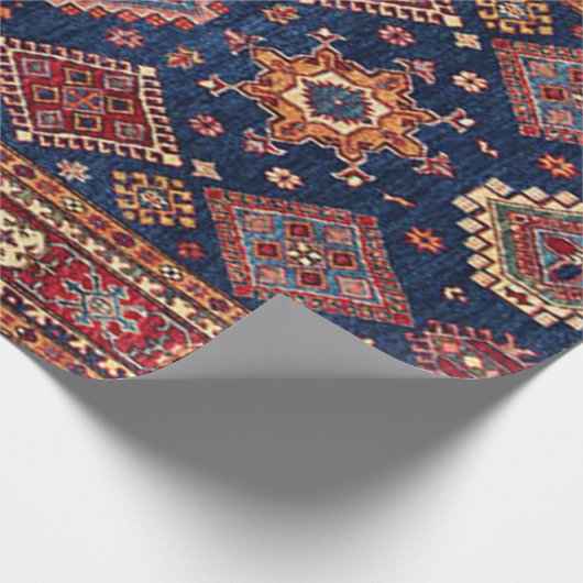 Papier Cadeau Motif de tapis oriental persan turc (Coin)