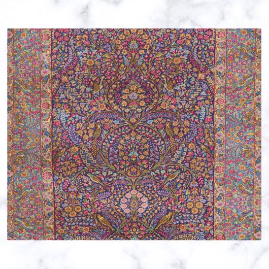 Papier Cadeau Motif de tapis persan coloré