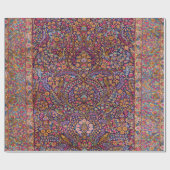 Papier Cadeau Motif de tapis persan coloré (Plat)