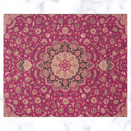 Papier Cadeau Motif de tapis vintage persan