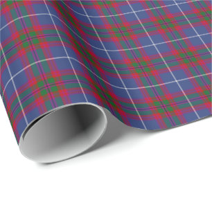 Papier Cadeau Motif de tartan d'Edimbourg Ecosse