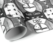 Papier Cadeau MOTIF de test CBC (Coin rond)
