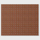 Papier Cadeau motif de texture cuir (Plat)