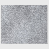 Papier Cadeau Motif de texture en pierre gris foncé en béton (Plat)