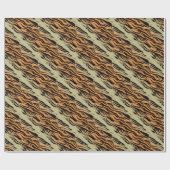 Papier Cadeau Motif de tigre (Plat)