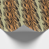 Papier Cadeau Motif de tigre (Coin)